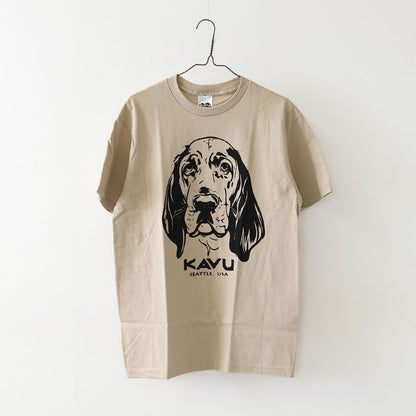 KAVU [カブー] 26 Dog Tee [19822486] 25ドッグ Tシャツ・Tシャツ・半袖・キャンプ・登山・アウトドア・ショートスリーブ・アニマル柄・MEN'S / LADY'S [2026SS]