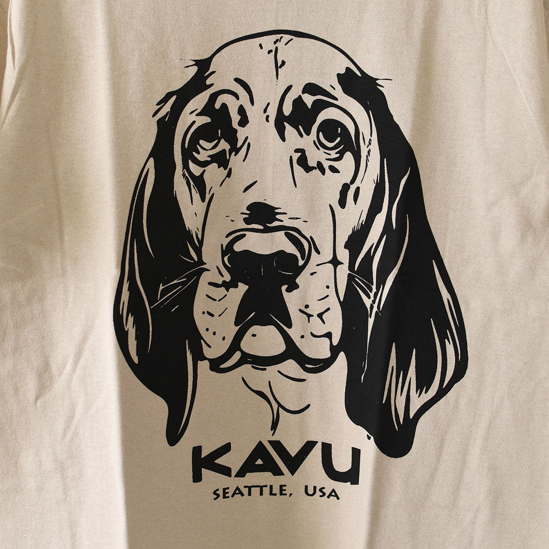 KAVU [カブー] 26 Dog Tee [19822486] 25ドッグ Tシャツ・Tシャツ・半袖・キャンプ・登山・アウトドア・ショートスリーブ・アニマル柄・MEN'S / LADY'S [2026SS]