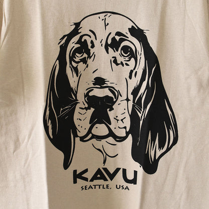 KAVU [カブー] 26 Dog Tee [19822486] 25ドッグ Tシャツ・Tシャツ・半袖・キャンプ・登山・アウトドア・ショートスリーブ・アニマル柄・MEN'S / LADY'S [2026SS]