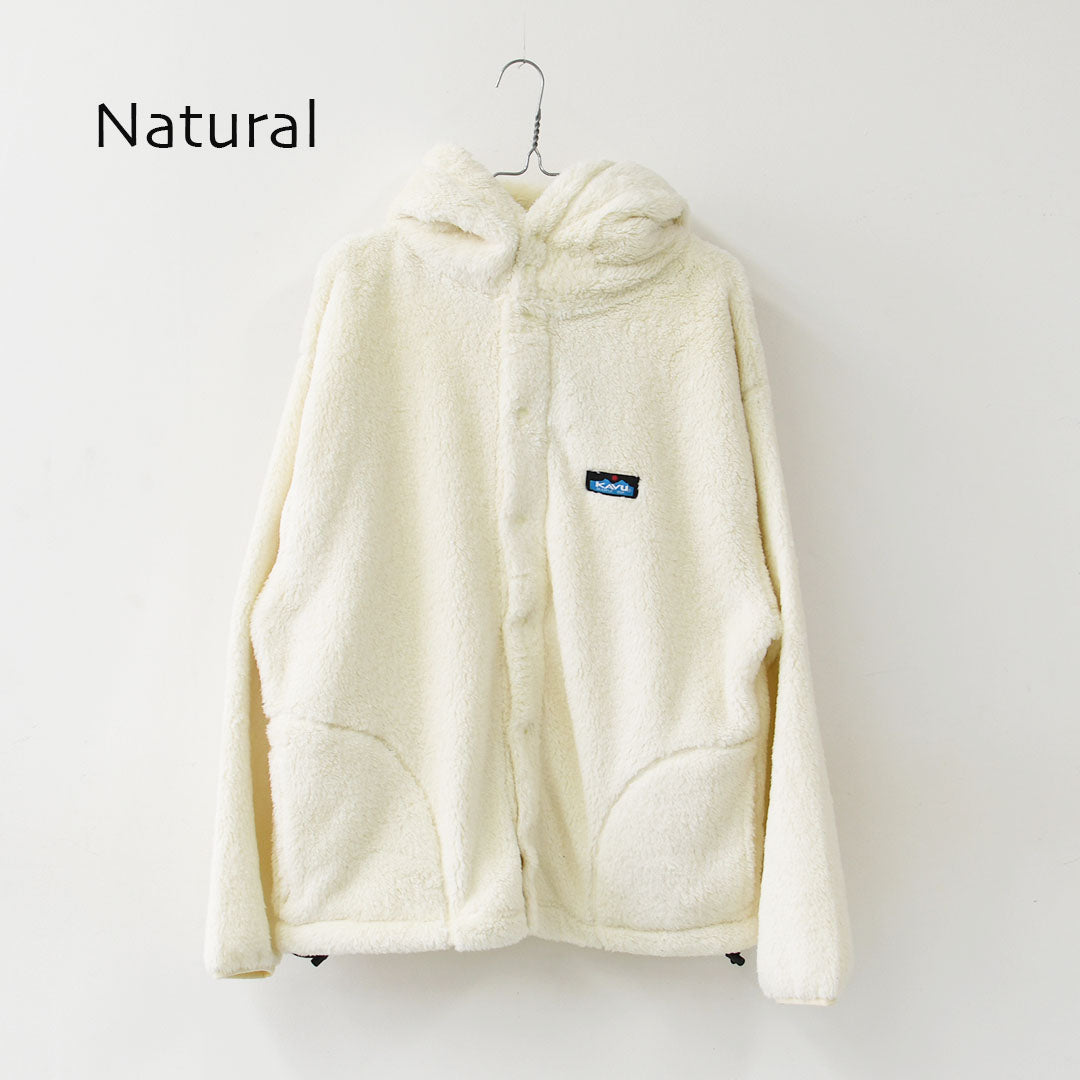 KAVU [カブー] Shaggy FS Parka [19822513]シャギー フラップスナップ パーカ・メンズ・フリース・フリースフードジャケット・あったかアイテム・キャンプ・アウトドア・アウトドアライク・MEN'S [2026AW]