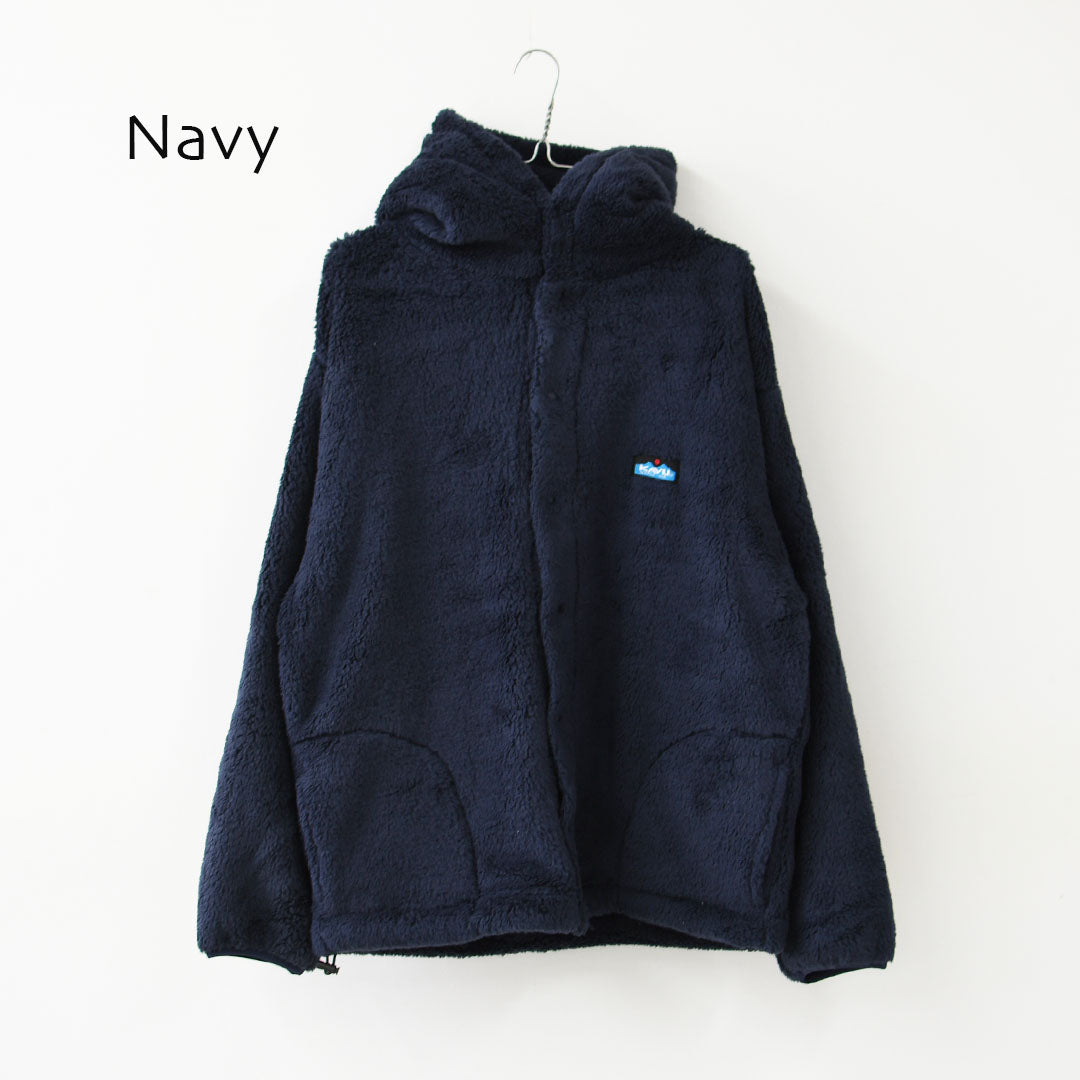 KAVU [カブー] Shaggy FS Parka [19822513]シャギー フラップスナップ パーカ・メンズ・フリース・フリースフードジャケット・あったかアイテム・キャンプ・アウトドア・アウトドアライク・MEN'S [2026AW]