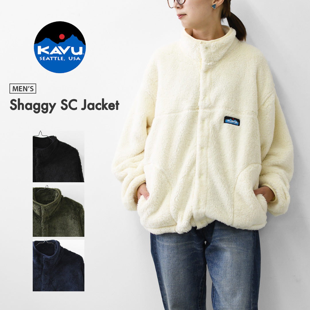 KAVU [カブー] Shaggy SC Jacket [19822514]シャギー スタンドカラー ジャケット・メンズ・フリースジャケット・あったかアイテム・キャンプ・アウトドア・アウトドアライク・MEN'S [2026AW]