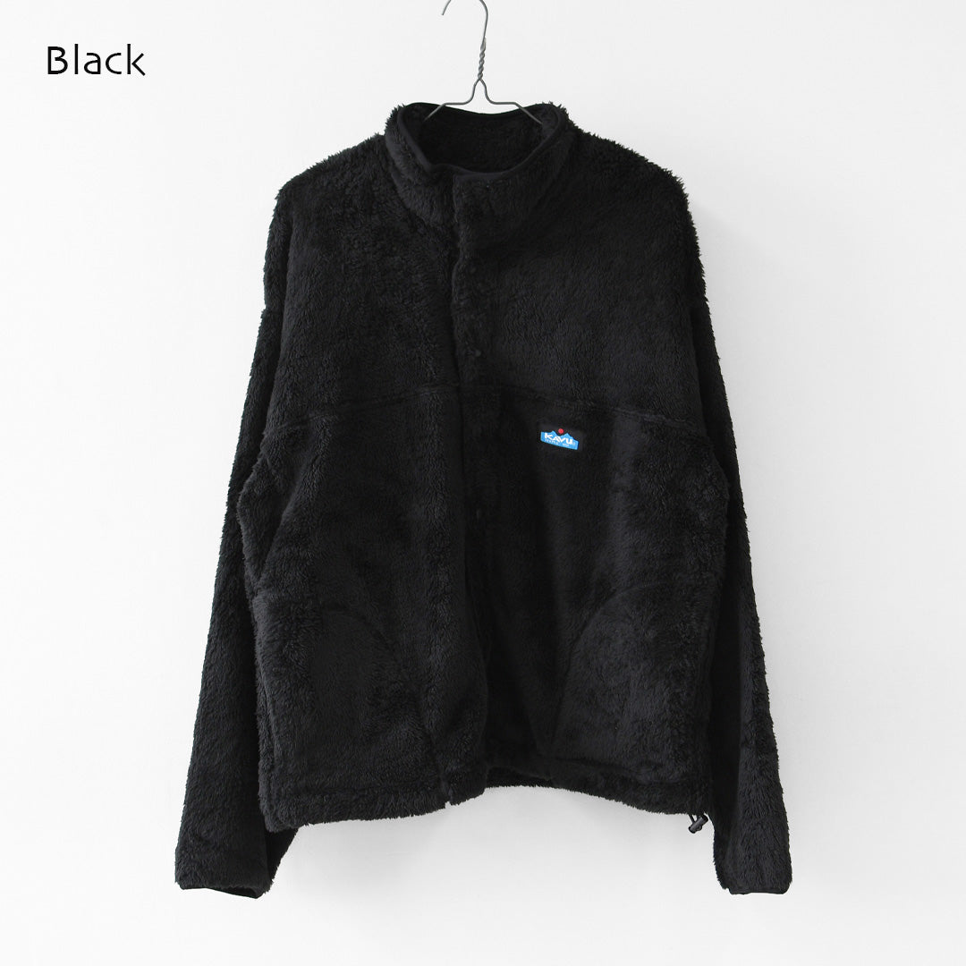KAVU [カブー] Shaggy SC Jacket [19822514]シャギー スタンドカラー ジャケット・メンズ・フリースジャケット・あったかアイテム・キャンプ・アウトドア・アウトドアライク・MEN'S [2026AW]