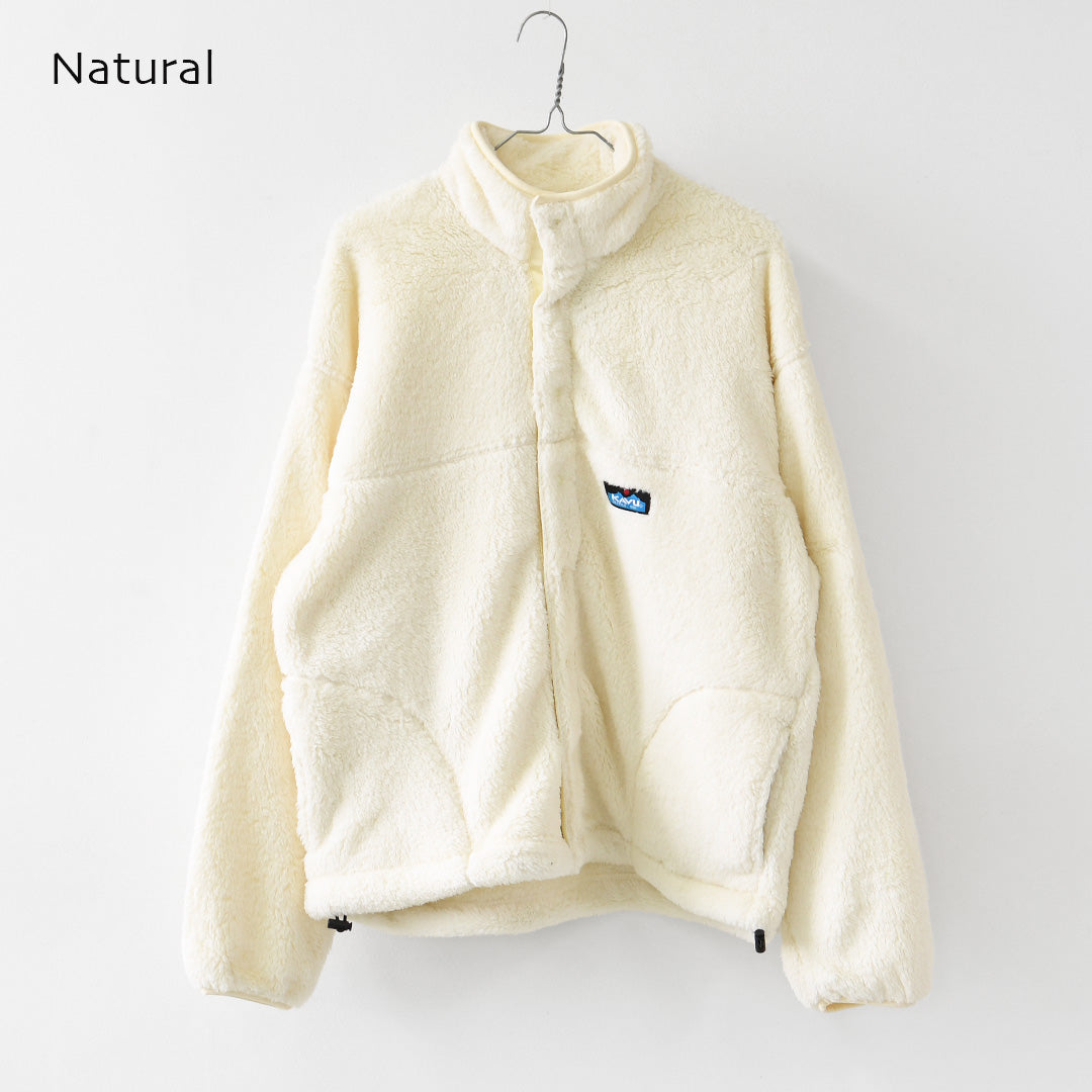 KAVU [カブー] Shaggy SC Jacket [19822514]シャギー スタンドカラー ジャケット・メンズ・フリースジャケット・あったかアイテム・キャンプ・アウトドア・アウトドアライク・MEN'S [2026AW]