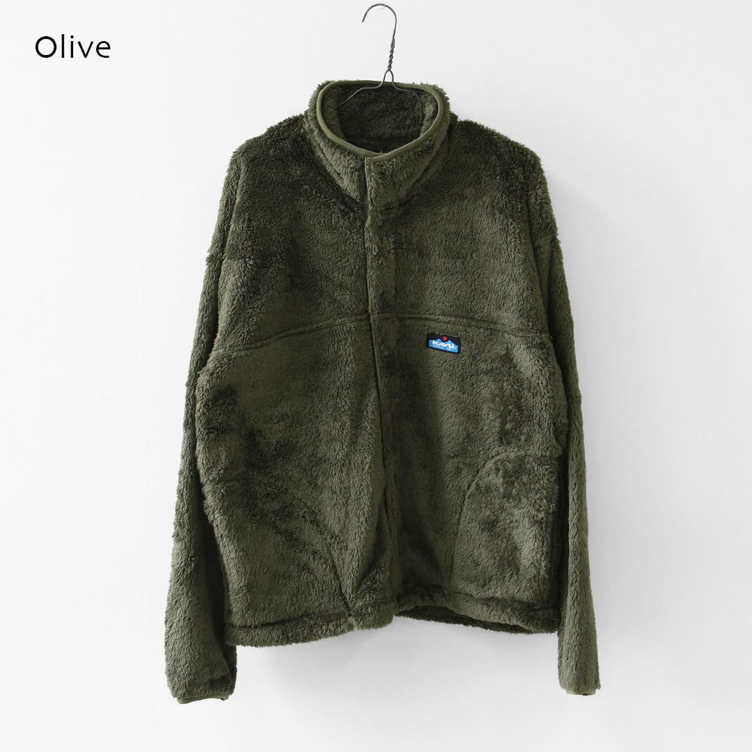 KAVU [カブー] Shaggy SC Jacket [19822514]シャギー スタンドカラー ジャケット・メンズ・フリースジャケット・あったかアイテム・キャンプ・アウトドア・アウトドアライク・MEN'S [2026AW]