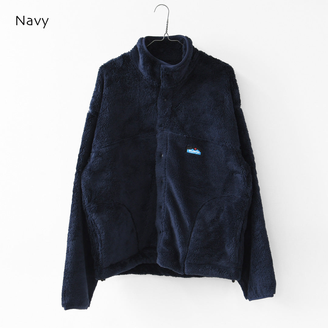KAVU [カブー] Shaggy SC Jacket [19822514]シャギー スタンドカラー ジャケット・メンズ・フリースジャケット・あったかアイテム・キャンプ・アウトドア・アウトドアライク・MEN'S [2026AW]