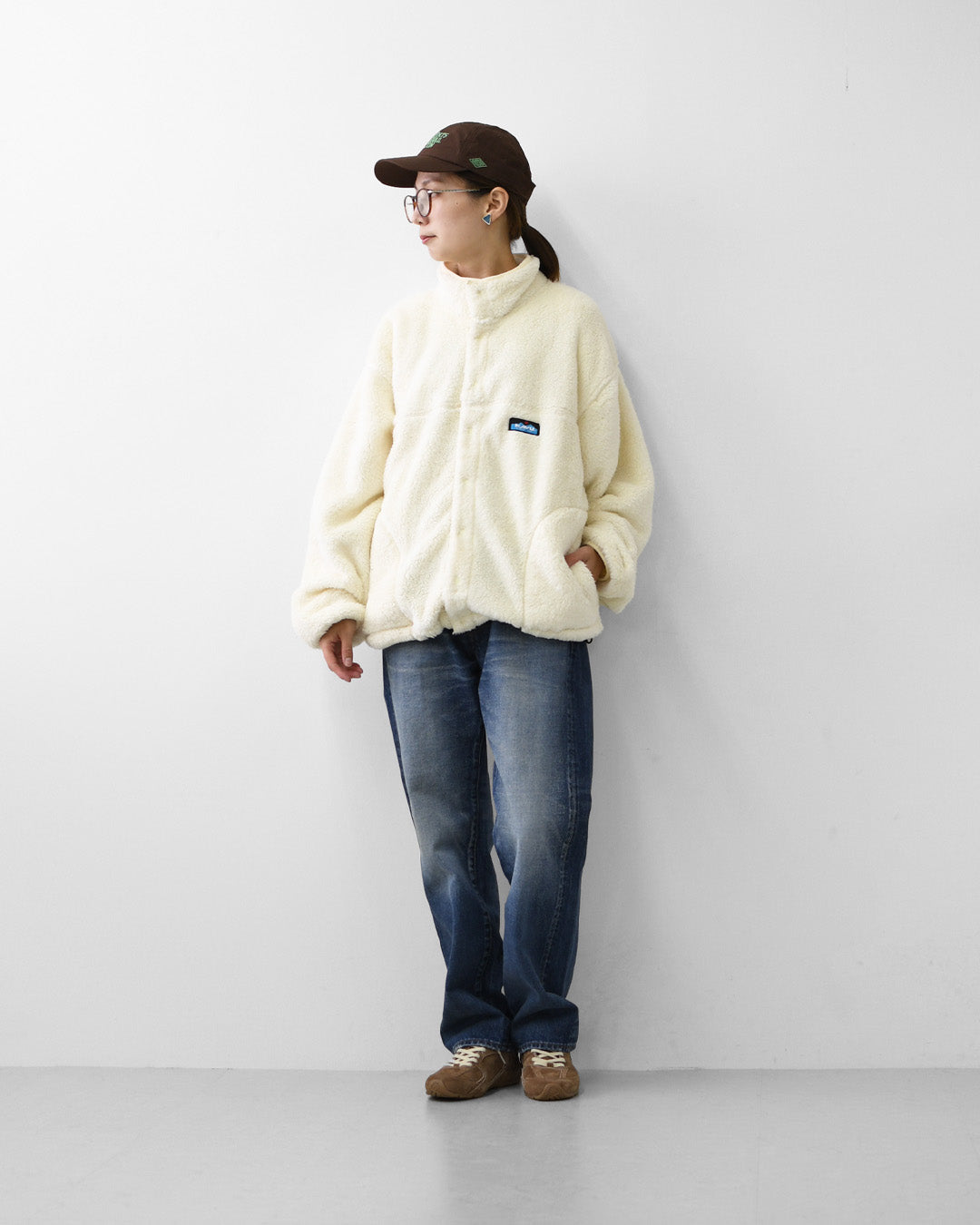 KAVU [カブー] Shaggy SC Jacket [19822514]シャギー スタンドカラー ジャケット・メンズ・フリースジャケット・あったかアイテム・キャンプ・アウトドア・アウトドアライク・MEN'S [2026AW]