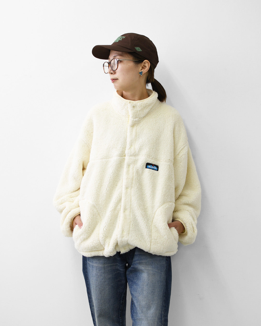 KAVU [カブー] Shaggy SC Jacket [19822514]シャギー スタンドカラー ジャケット・メンズ・フリースジャケット・あったかアイテム・キャンプ・アウトドア・アウトドアライク・MEN'S [2026AW]