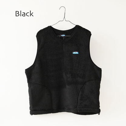 KAVU [カブー] Shaggy VEST  [19822515] シャギー ベスト・メンズ・Ｖネック・フリースベスト・あったかアイテム・キャンプ・アウトドア・アウトドアライク・MEN'S [2026AW]