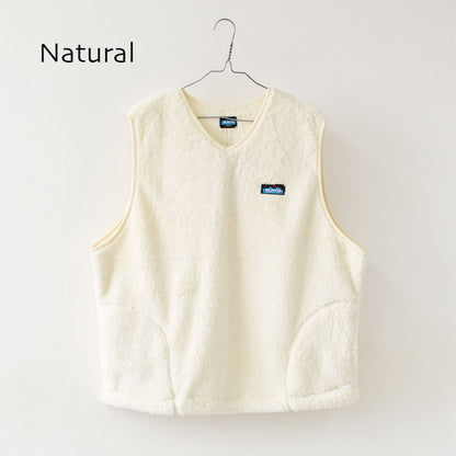 KAVU [カブー] Shaggy VEST  [19822515] シャギー ベスト・メンズ・Ｖネック・フリースベスト・あったかアイテム・キャンプ・アウトドア・アウトドアライク・MEN'S [2026AW]