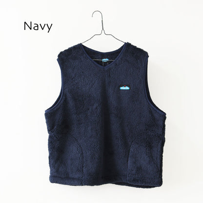 KAVU [カブー] Shaggy VEST  [19822515] シャギー ベスト・メンズ・Ｖネック・フリースベスト・あったかアイテム・キャンプ・アウトドア・アウトドアライク・MEN'S [2026AW]