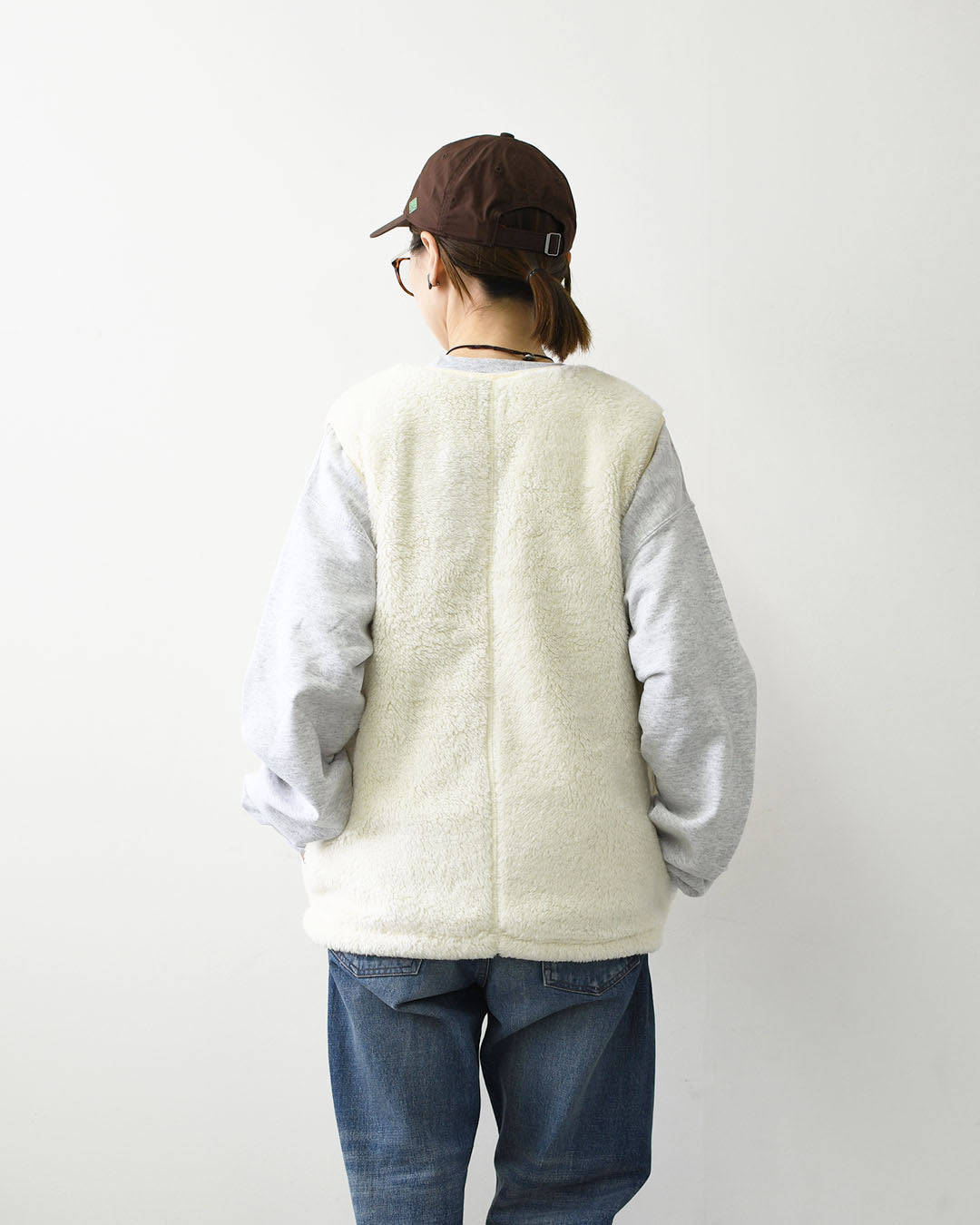 KAVU [カブー] Shaggy VEST  [19822515] シャギー ベスト・メンズ・Ｖネック・フリースベスト・あったかアイテム・キャンプ・アウトドア・アウトドアライク・MEN'S [2026AW]