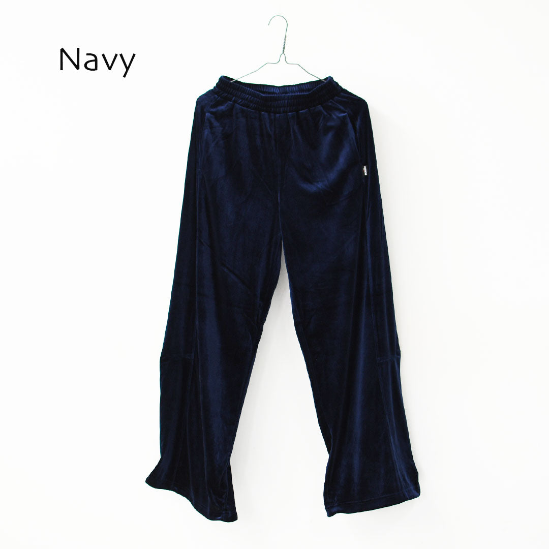 KAVU [カブー] Velor Pants [19822525] ウィメンズ ベロアパンツ・ワイドパンツ・イージーパンツ・ベロア素材・ゆったりシルエット・キャンプ・アウトドア・LADY'S [2026AW]