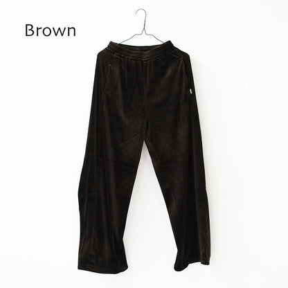 KAVU [カブー] Velor Pants [19822525] ウィメンズ ベロアパンツ・ワイドパンツ・イージーパンツ・ベロア素材・ゆったりシルエット・キャンプ・アウトドア・LADY'S [2026AW]