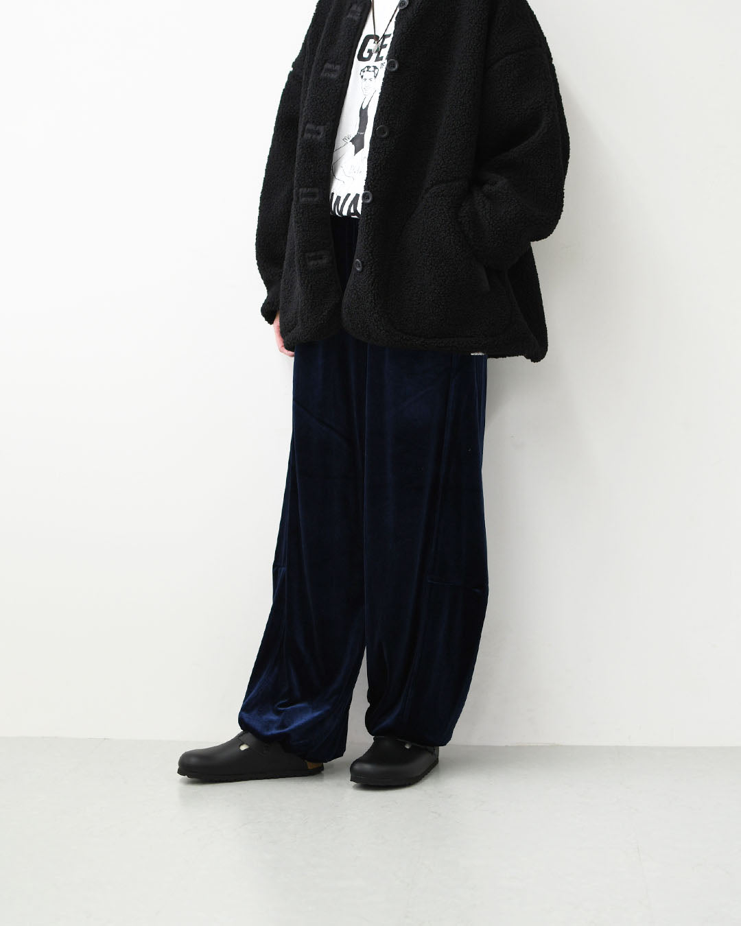 KAVU [カブー] Velor Pants [19822525] ウィメンズ ベロアパンツ・ワイドパンツ・イージーパンツ・ベロア素材・ゆったりシルエット・キャンプ・アウトドア・LADY'S [2026AW]