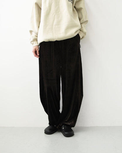 KAVU [カブー] Velor Pants [19822525] ウィメンズ ベロアパンツ・ワイドパンツ・イージーパンツ・ベロア素材・ゆったりシルエット・キャンプ・アウトドア・LADY'S [2026AW]