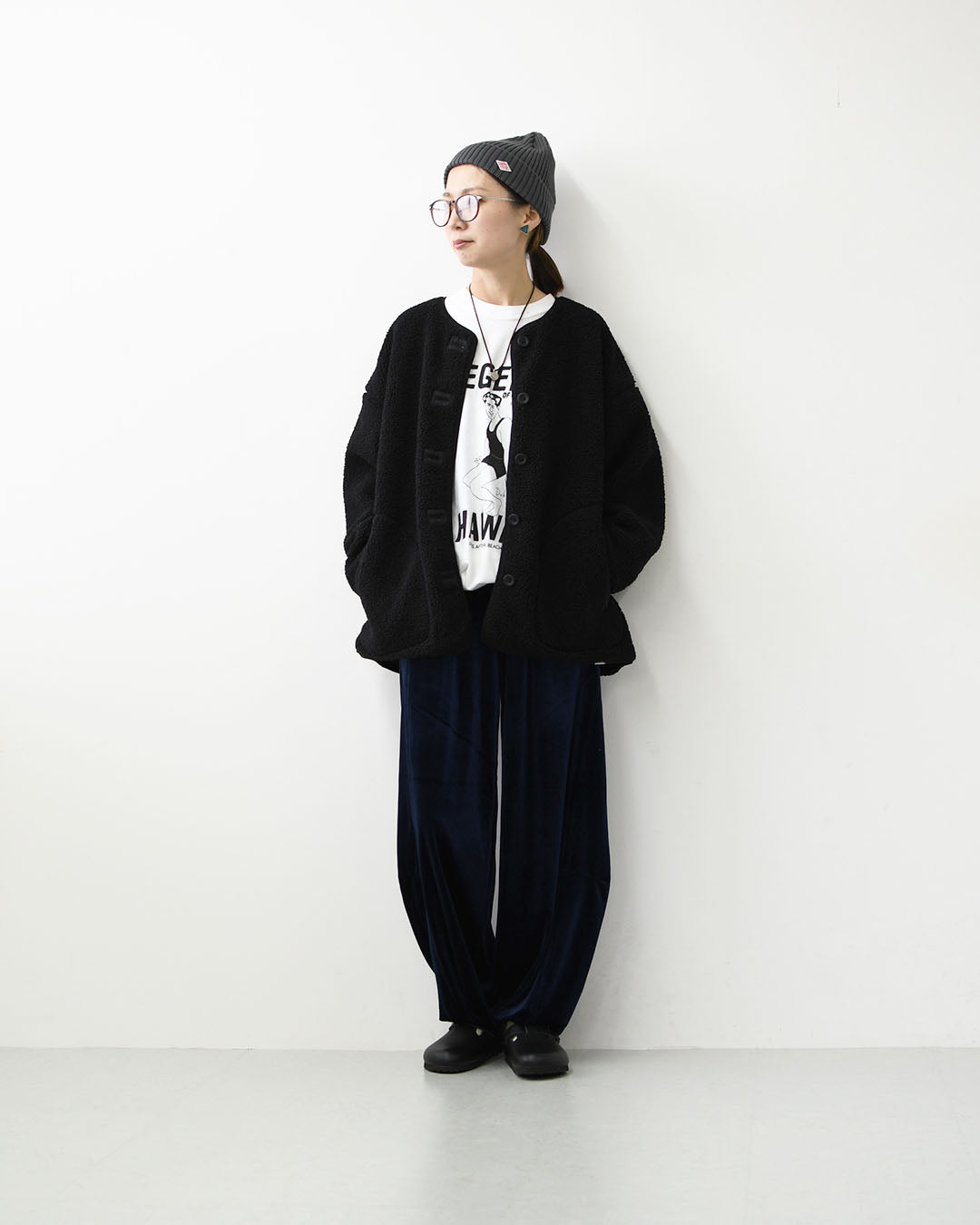 KAVU [カブー] Velor Pants [19822525] ウィメンズ ベロアパンツ・ワイドパンツ・イージーパンツ・ベロア素材・ゆったりシルエット・キャンプ・アウトドア・LADY'S [2026AW]