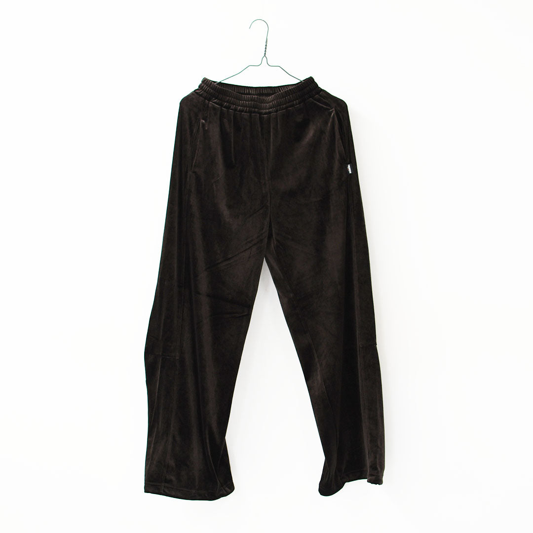 KAVU [カブー] Velor Pants [19822525] ウィメンズ ベロアパンツ・ワイドパンツ・イージーパンツ・ベロア素材・ゆったりシルエット・キャンプ・アウトドア・LADY'S [2026AW]