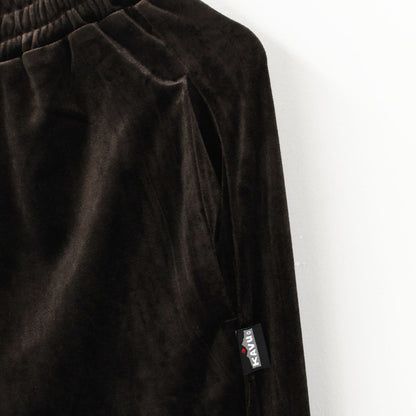 KAVU [カブー] Velor Pants [19822525] ウィメンズ ベロアパンツ・ワイドパンツ・イージーパンツ・ベロア素材・ゆったりシルエット・キャンプ・アウトドア・LADY'S [2026AW]