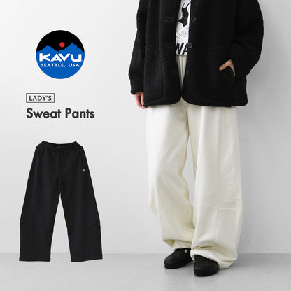 KAVU [カブー] Sweat Pants [19822526] ウィメンズ スウェットパンツ・スウェット・ワイドシルエット・裏毛パンツ・キャンプ・アウトドア・LADY'S [2026AW]