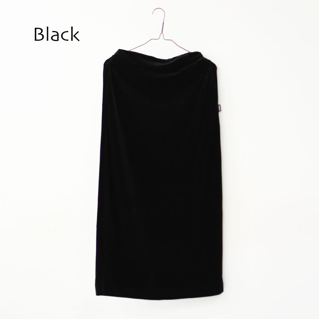 KAVU [カブー] Velor Skirt [19822527] ウィメンズ ベロアスカート・ロングスカート・ベロア素材・ナロースカート・Iラインスカート・キャンプ・アウトドア・LADY'S [2026AW]