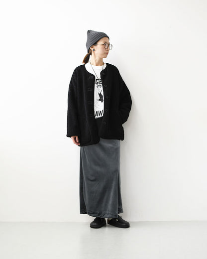 KAVU [カブー] Velor Skirt [19822527] ウィメンズ ベロアスカート・ロングスカート・ベロア素材・ナロースカート・Iラインスカート・キャンプ・アウトドア・LADY'S [2026AW]