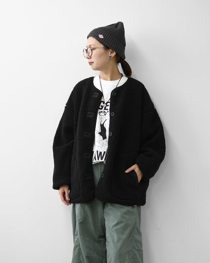 KAVU [カブー] W's Boa Jacket [19822529] ウィメンズ ボアジャケット・2WAY・フード付き・取り外し可能・防寒・ジャケット・アウター・LADY'S [2026AW]