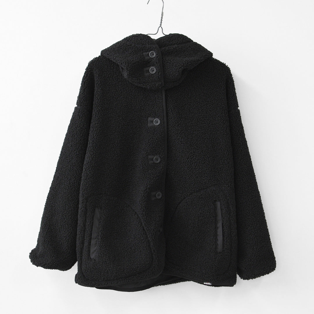 KAVU [カブー] W's Boa Jacket [19822529] ウィメンズ ボアジャケット・2WAY・フード付き・取り外し可能・防寒・ジャケット・アウター・LADY'S [2026AW]