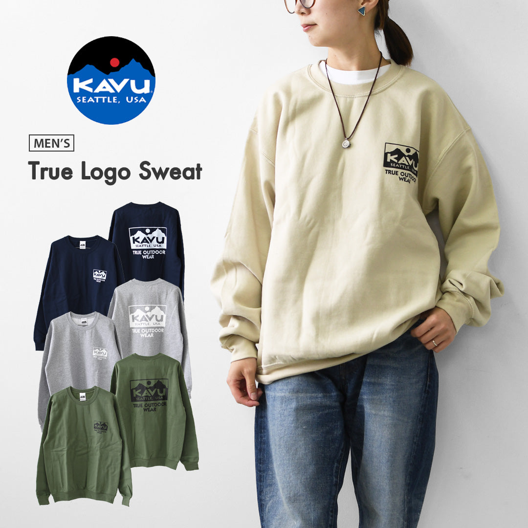 KAVU [カブー] True Logo Sweat [19822564] トゥルーロゴスウェット・ロゴスウェット・トレーナー・プリント・MEN'S [2026AW]
