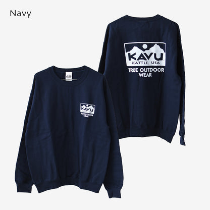 KAVU [カブー] True Logo Sweat [19822564] トゥルーロゴスウェット・ロゴスウェット・トレーナー・プリント・MEN'S [2026AW]