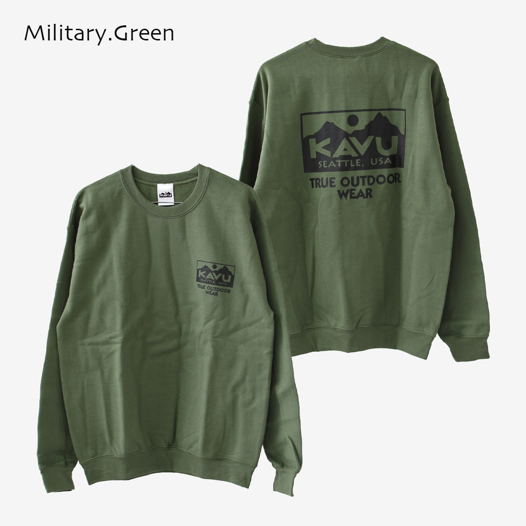 KAVU [カブー] True Logo Sweat [19822564] トゥルーロゴスウェット・ロゴスウェット・トレーナー・プリント・MEN'S [2026AW]