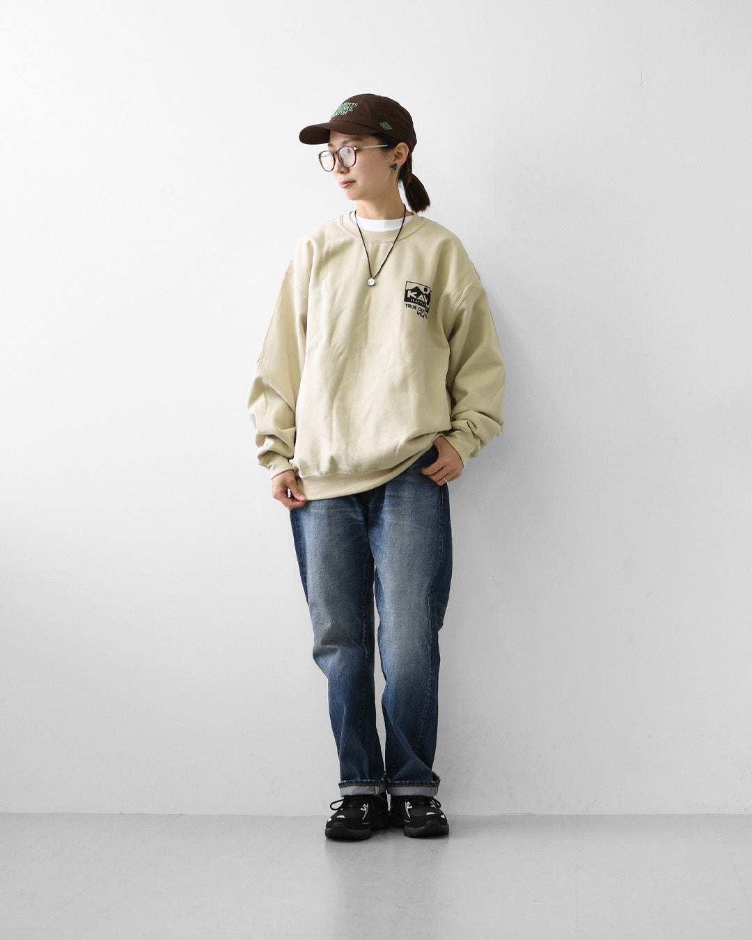KAVU [カブー] True Logo Sweat [19822564] トゥルーロゴスウェット・ロゴスウェット・トレーナー・プリント・MEN'S [2026AW]