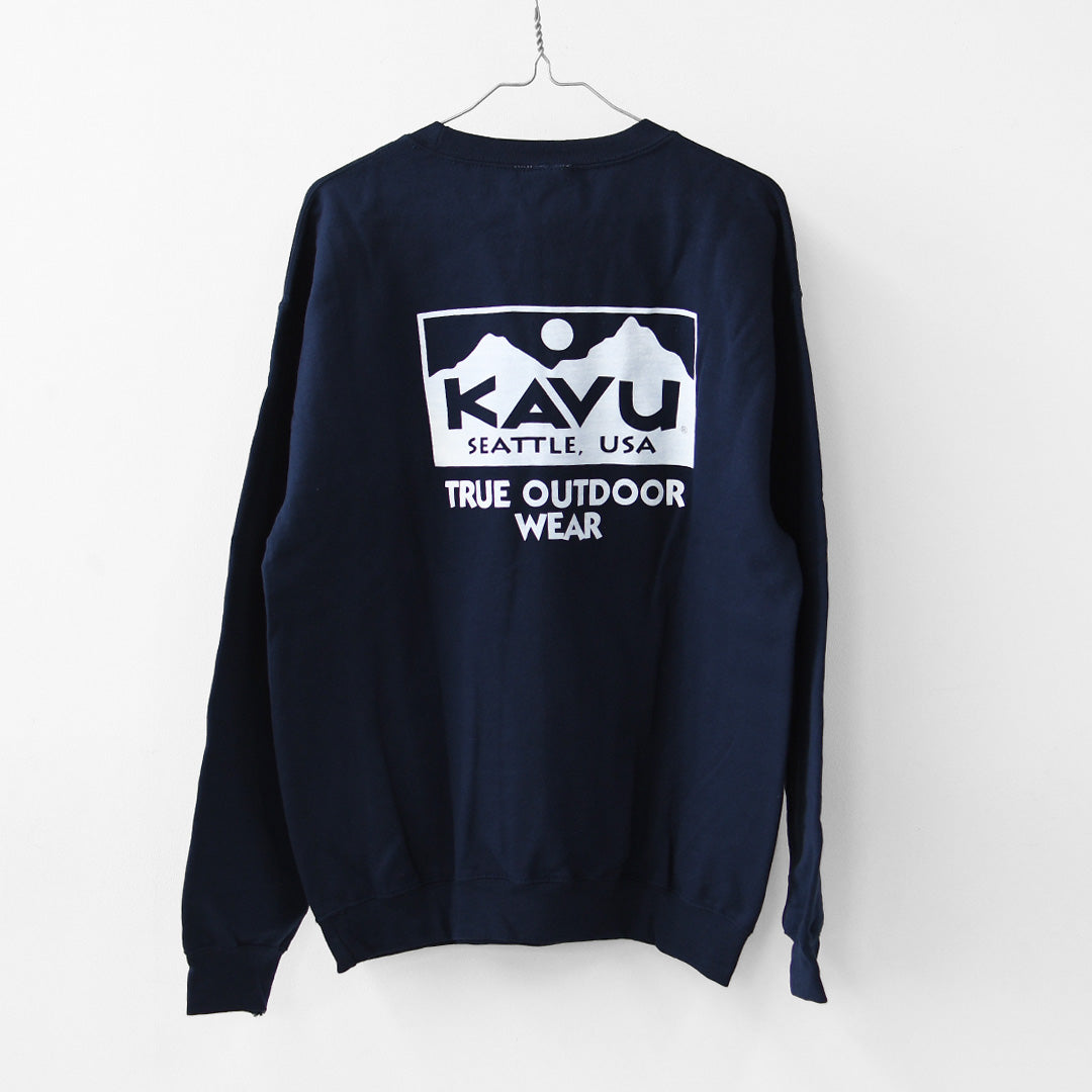 KAVU [カブー] True Logo Sweat [19822564] トゥルーロゴスウェット・ロゴスウェット・トレーナー・プリント・MEN'S [2026AW]