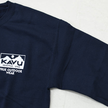 KAVU [カブー] True Logo Sweat [19822564] トゥルーロゴスウェット・ロゴスウェット・トレーナー・プリント・MEN'S [2026AW]