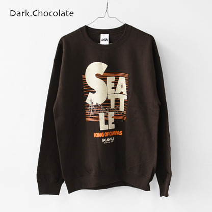 KAVU [カブー] Classic Seattle Sweat [19822565] クラシックシアトルスウェット・ロゴスウェット・トレーナー・プリント・MEN'S [2026AW]