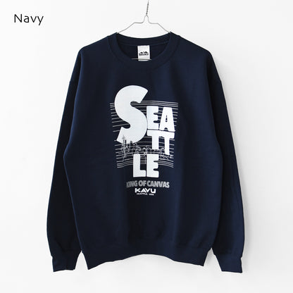 KAVU [カブー] Classic Seattle Sweat [19822565] クラシックシアトルスウェット・ロゴスウェット・トレーナー・プリント・MEN'S [2026AW]