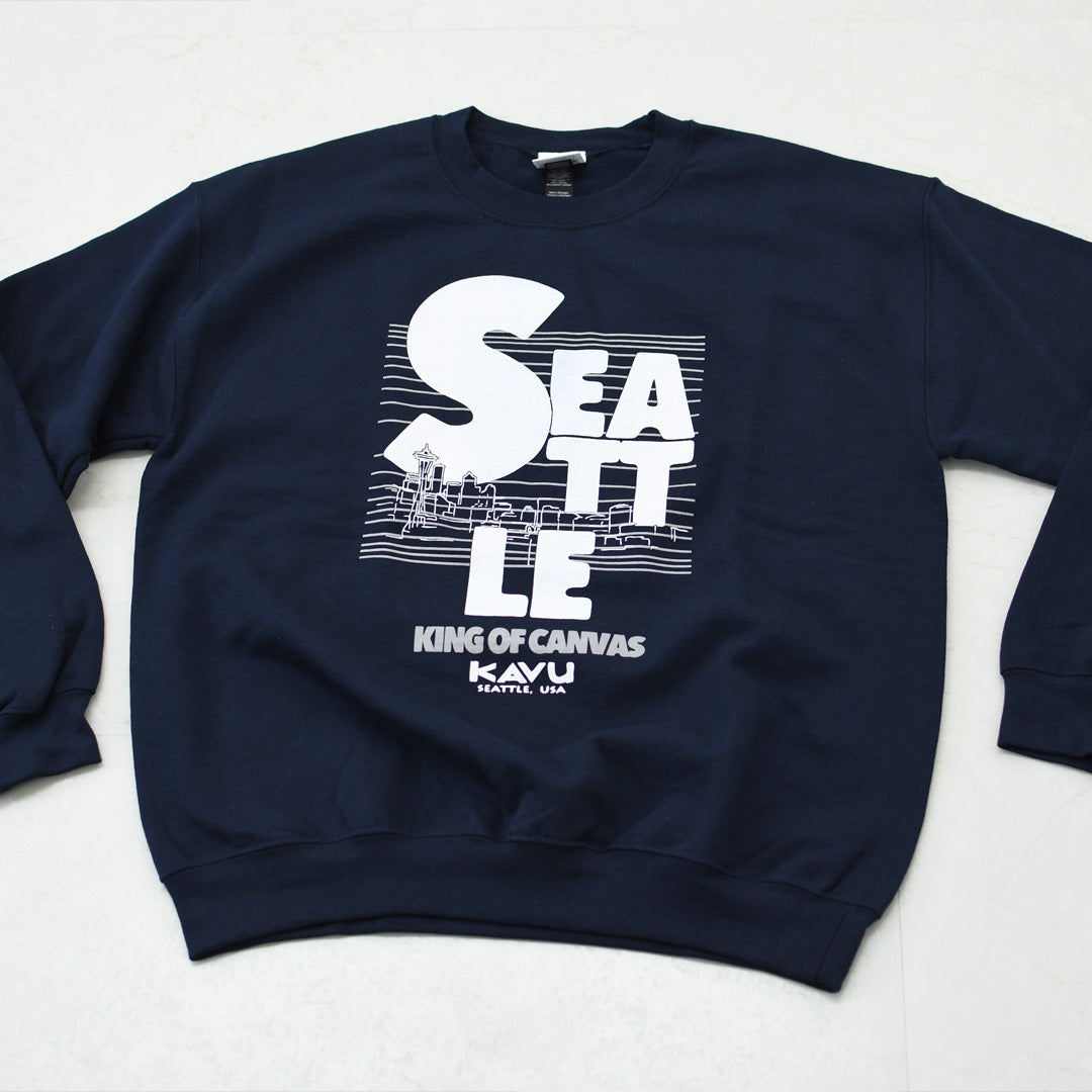 KAVU [カブー] Classic Seattle Sweat [19822565] クラシックシアトルスウェット・ロゴスウェット・トレーナー・プリント・MEN'S [2026AW]