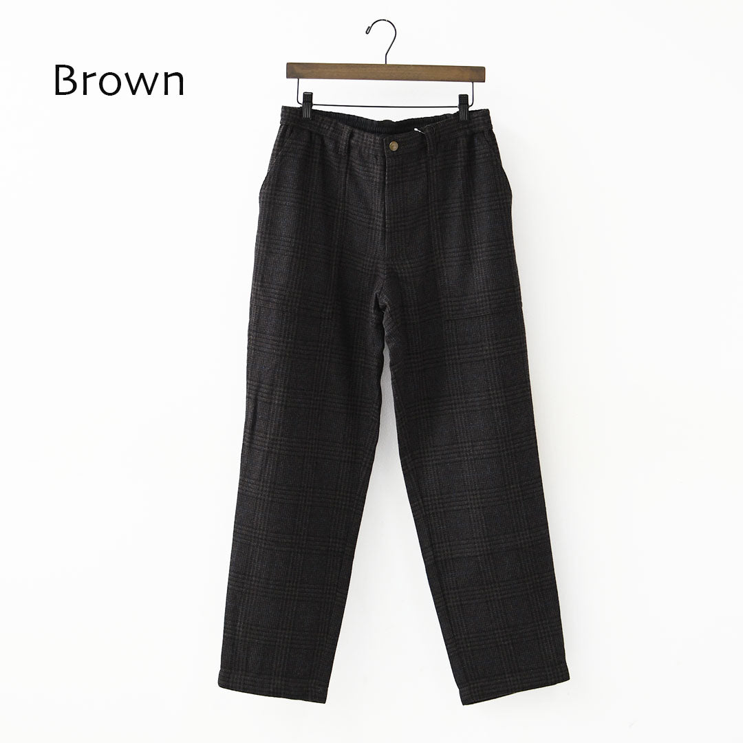 KAVU [カブー] Wool Baker Pant [19823005] ウールベイカーパンツ・ベイカーパンツ・ウールパンツ・アウトドアパンツ・キャンプパンツ・チェックパンツ・アウトドア・キャンプ・MEN'S [2025AW]