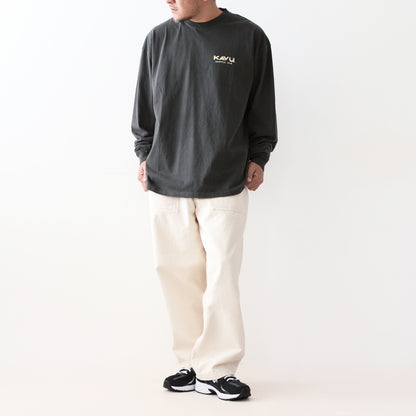 KAVU [カブー] Surf Logo LS Tee [19823015] サーフロゴ ロングスリーブTシャツ [2024AW]