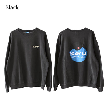 KAVU [カブー] Mountain Logo Sweat [19823016] マウンテンロゴスウェット [2024AW]