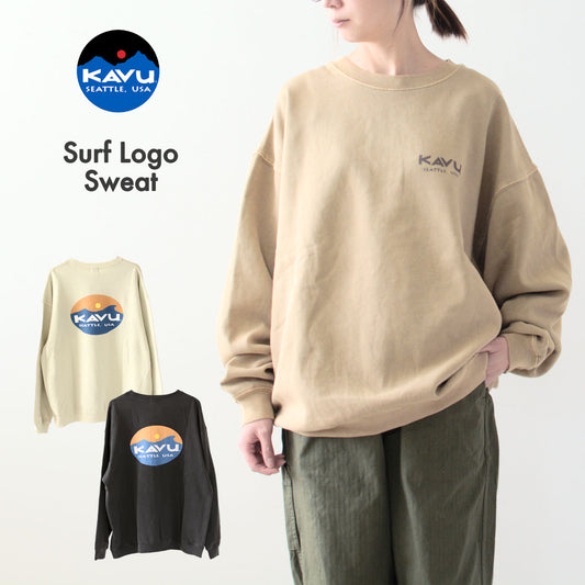 KAVU [カブー] Surf Logo Sweat [19823017] サーフロゴスウェット [2024AW]