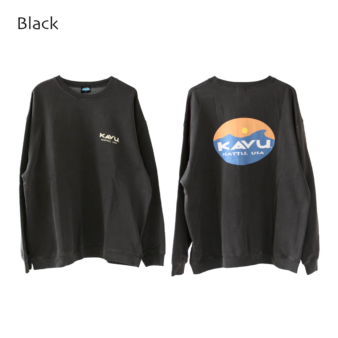 KAVU [カブー] Surf Logo Sweat [19823017] サーフロゴスウェット [2024AW]