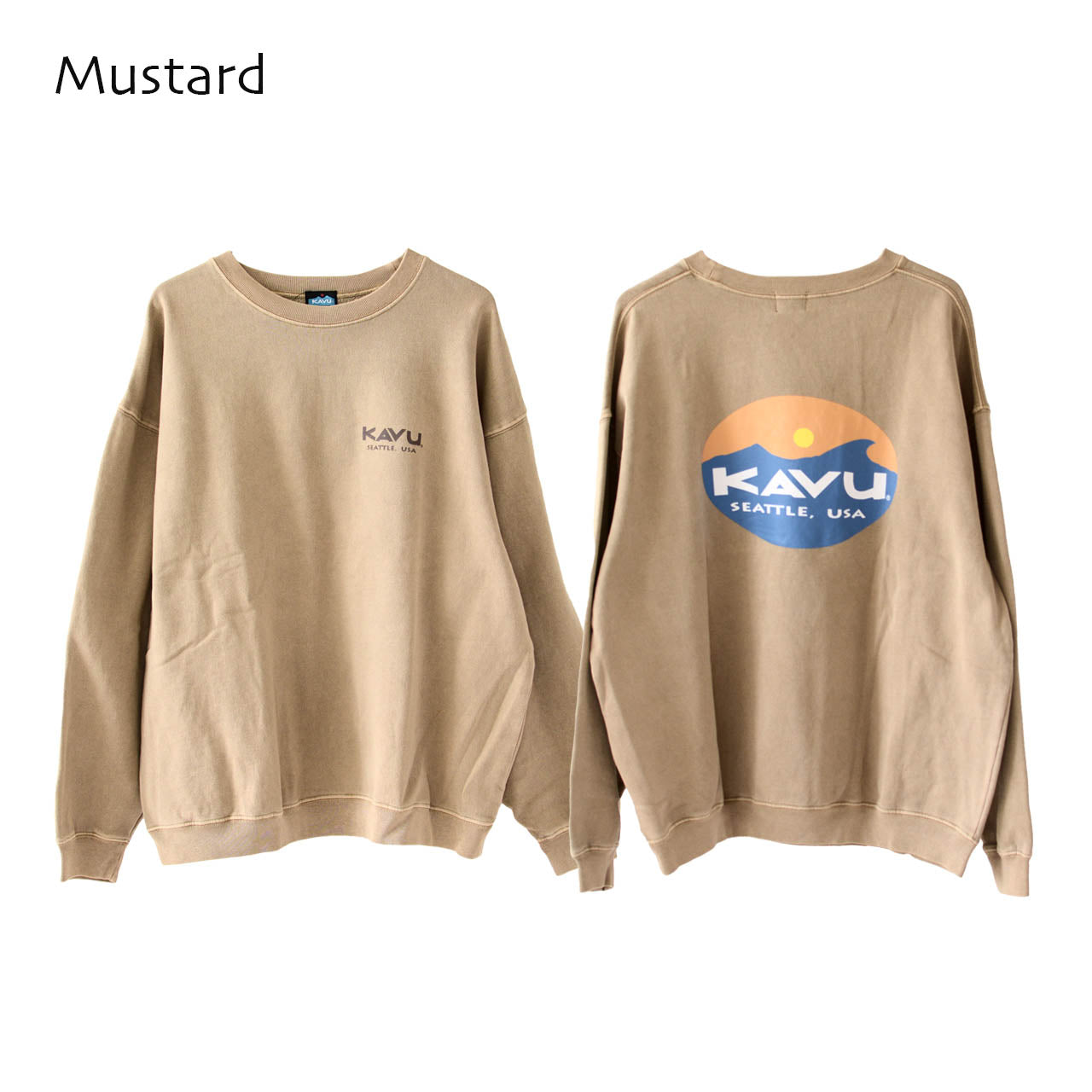 KAVU [カブー] Surf Logo Sweat [19823017] サーフロゴスウェット [2024AW]