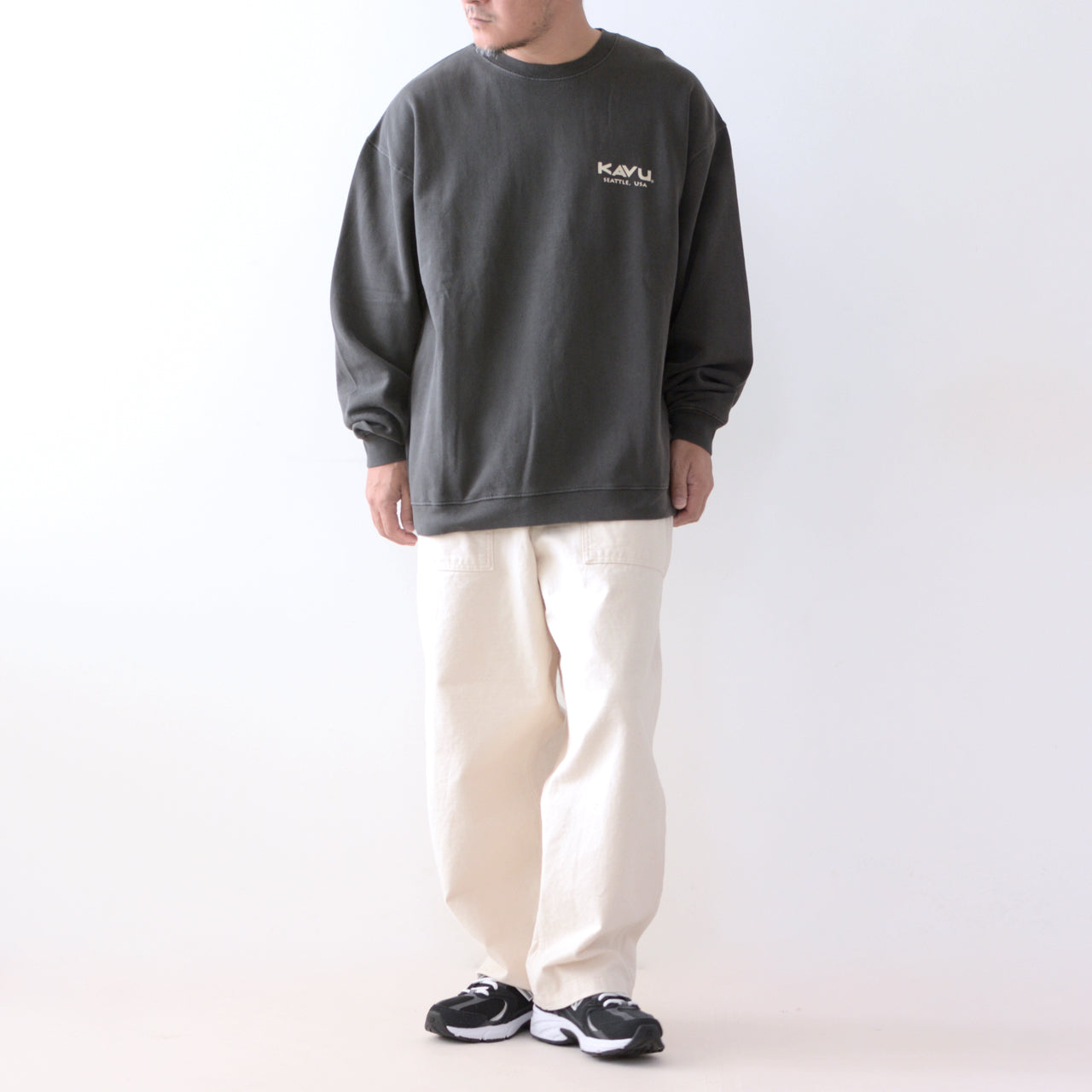 KAVU [カブー] Surf Logo Sweat [19823017] サーフロゴスウェット [2024AW]