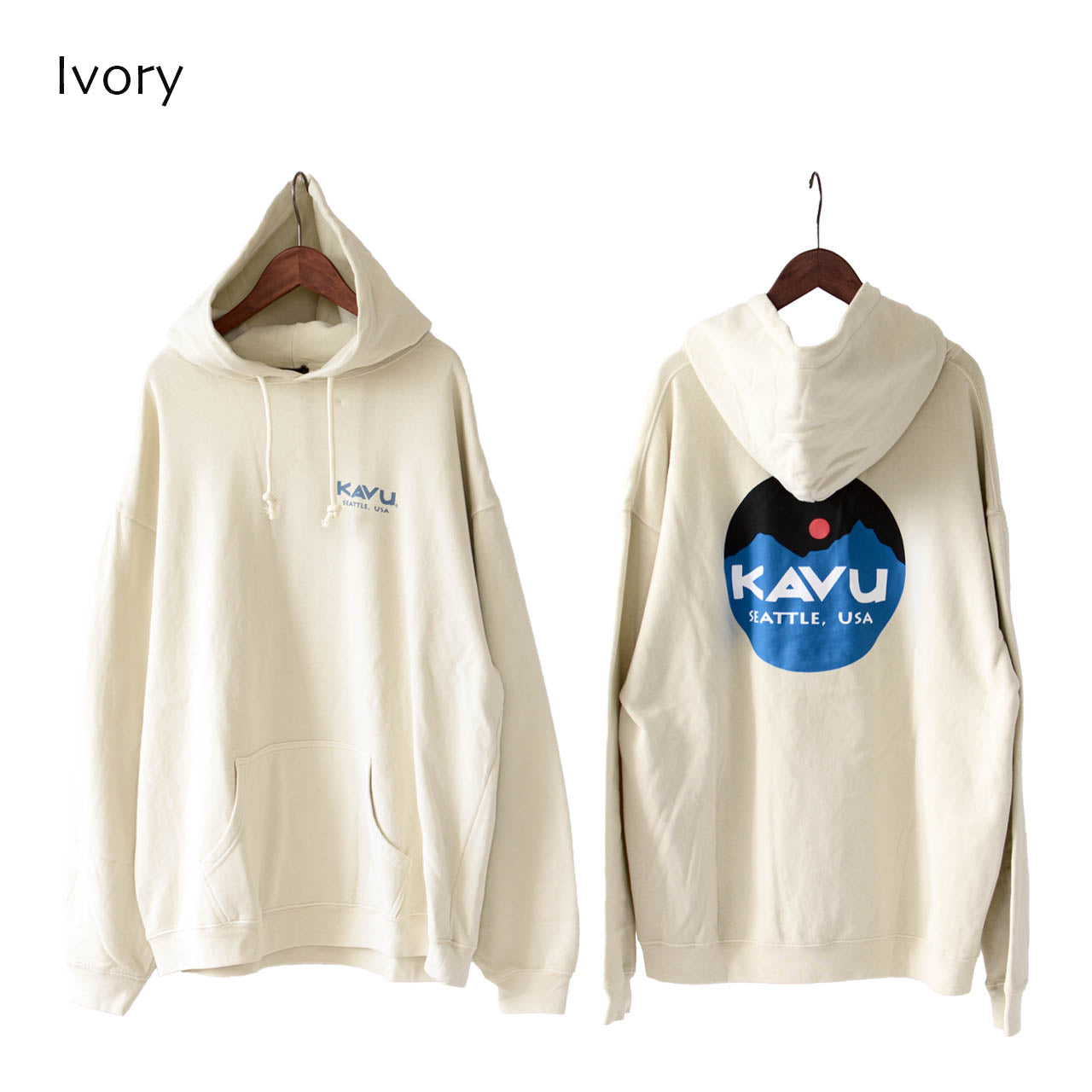 KAVU [カブー] Mountain Logo Parka [19823018] マウンテンロゴパーカ [2024AW]