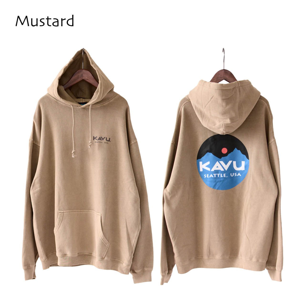 KAVU [カブー] Mountain Logo Parka [19823018] マウンテンロゴパーカ [2024AW]