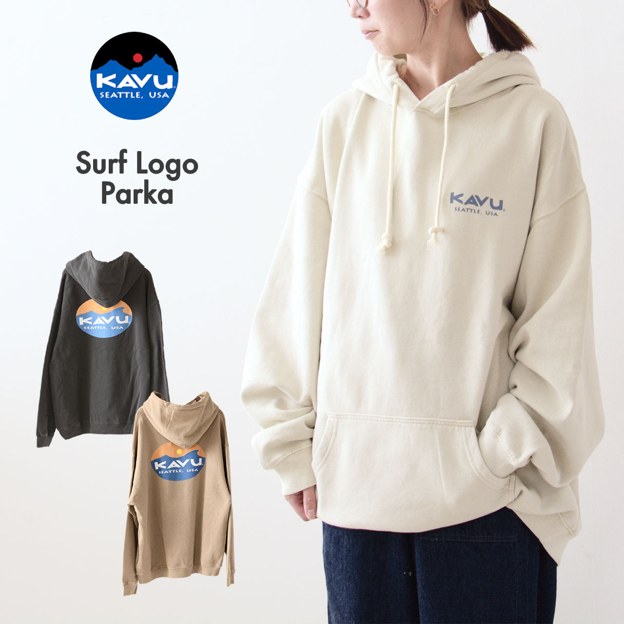 KAVU [カブー] Surf Logo Parka [19823019] サーフロゴパーカ [2024AW]