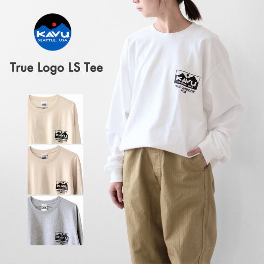 KAVU [カブー] True Logo LS Tee [19823029]トゥルーロゴ ロングスリーブ Tシャツ [2024AW]