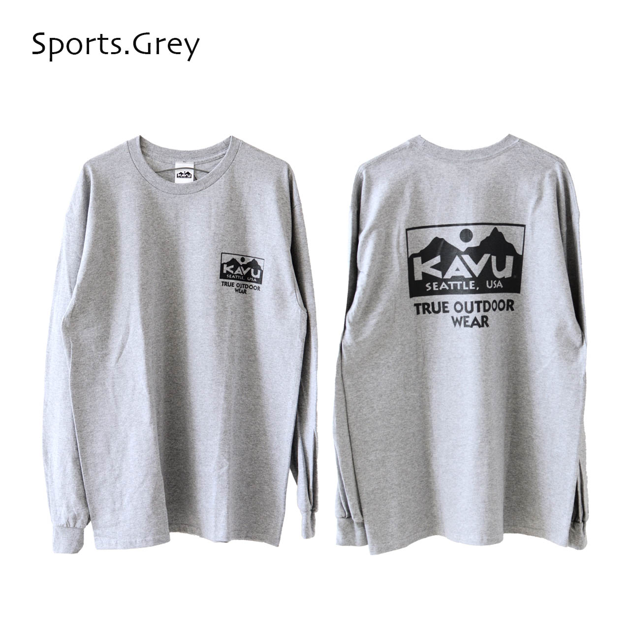 KAVU [カブー] True Logo LS Tee [19823029]トゥルーロゴ ロングスリーブ Tシャツ [2024AW]