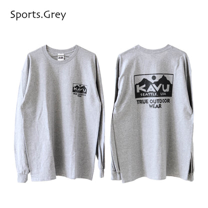 KAVU [カブー] True Logo LS Tee [19823029]トゥルーロゴ ロングスリーブ Tシャツ [2024AW]